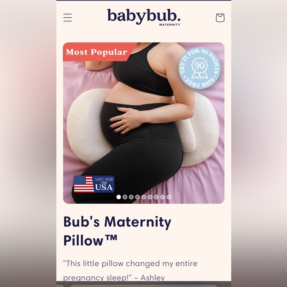 BabyBub Maternity Pillow